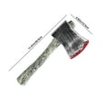 thumbnail image 3 of PRETXORVE Halloween Decorations, Halloween Party Simulation Plastic Fake Bloods Knife Ghost Festival Decoration Toy with Bloods Kitchen Knife Axe Pirate Guns Chainsaw, 3 of 6