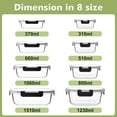 thumbnail image 2 of Glass Food Storage Containers with Lids, Meal Prep Containers, Airtight Bento Boxes with Leak Proof Locking for Microwave, Oven, Freezer and Dishwasher, BPA Free, 2 of 4