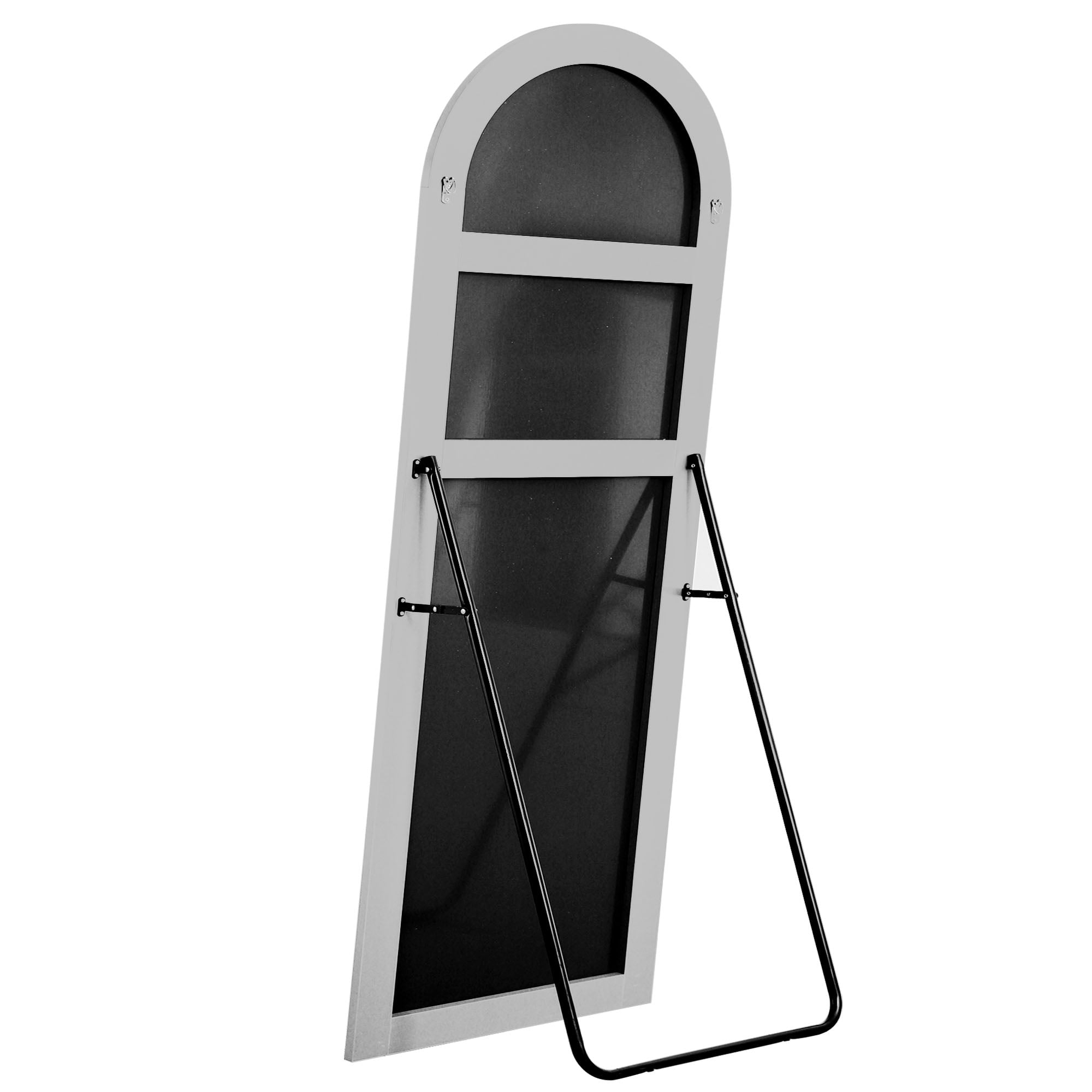 19 in x 58 in White Modern Wall Mirror