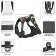 thumbnail image 6 of Fotbe Rose Flowers Pattern Dog Harness, No-Pull Pet Harness with 2 Leash Clips, Adjustable Soft Padded Dog Vest with Easy Control Handle for Large Dogs-Medium, 6 of 6