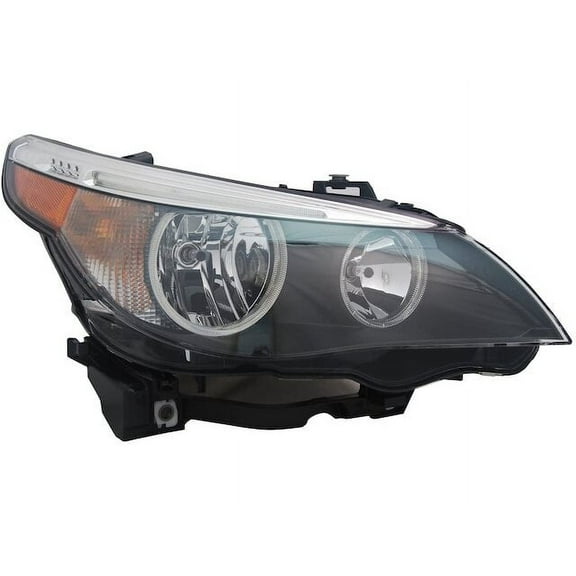 Right Headlight Assembly - Compatible with 2004 - 2007 BMW 525i Sedan 2005 2006