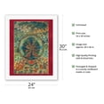 thumbnail image 2 of The Miracles of Buddha at Shravasti - Vintage Tibetan Thangka Buddhist Painting - Tibet, 19th Century - Fine Art Rolled Canvas Print 20in x 26in, 2 of 4