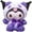 Kuromi  23CM, variant on Sanrio Hello Kitty Plush Toy Anime Doll Kulomi Car Ornament Osmanthus Dog Melody Room Decoration Boys and Girls Holiday Gifts