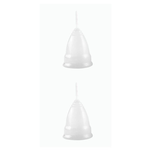 Soidarity Colector menstrual médico sin fugas, cómoda, disco menstrual antideslizante ligero, suministros femeninos tipo 7 tipo 7 2Conjunto