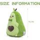 thumbnail image 2 of Peluches de aguacate YONGSHENG 13,7 Pulgadas para niños almohada de peluche kawaii suave, 2 of 5