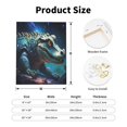 thumbnail image 2 of Gaeub Starry Sky Colorful Crocodile A Print Modern Canvas Wall Art Prints,Artwork Abstract Paintings,Canvas Decorative,Pictures on Canvas for Home Decorations,Wall Decor, 2 of 6