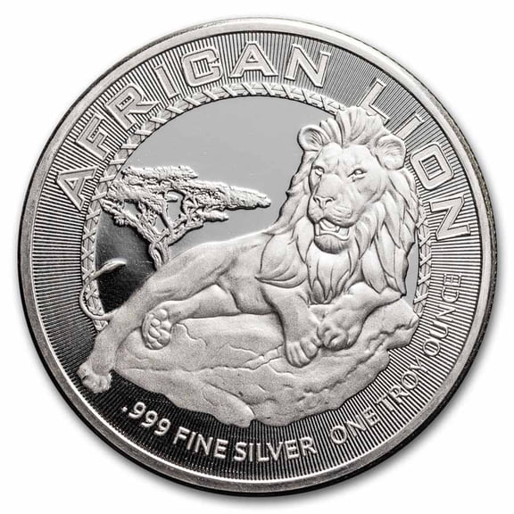 2017 Niue 1 oz Silver $2 African Lion