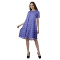 thumbnail image 4 of Moomaya Printed Loose A-Line Dress With Pockets Short Sleeve Dresses Women, 4 of 6
