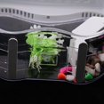 thumbnail image 2 of Tanque de peces de acuario USB jinwen con reloj y luces interiores multicolores Cambio automático, 2 of 8
