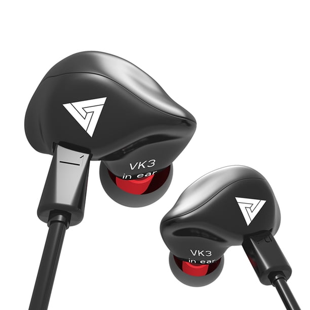 Auriculares QKZ VK3 de 3,5 mm, auriculares con micrófono, auriculares estéreo, auriculares con manos libres para juegos, auriculares deportivos seitruly DZ7305-01B
