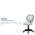 thumbnail image 2 of Mid-Back White Mesh Swivel Task Chair, 2 of 9