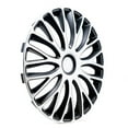 thumbnail image 4 of Alpena 16" Vasco Wheel Covers, White & Black, Set of 4, Model 58408, Fits Most Steel Wheels, 4 of 7
