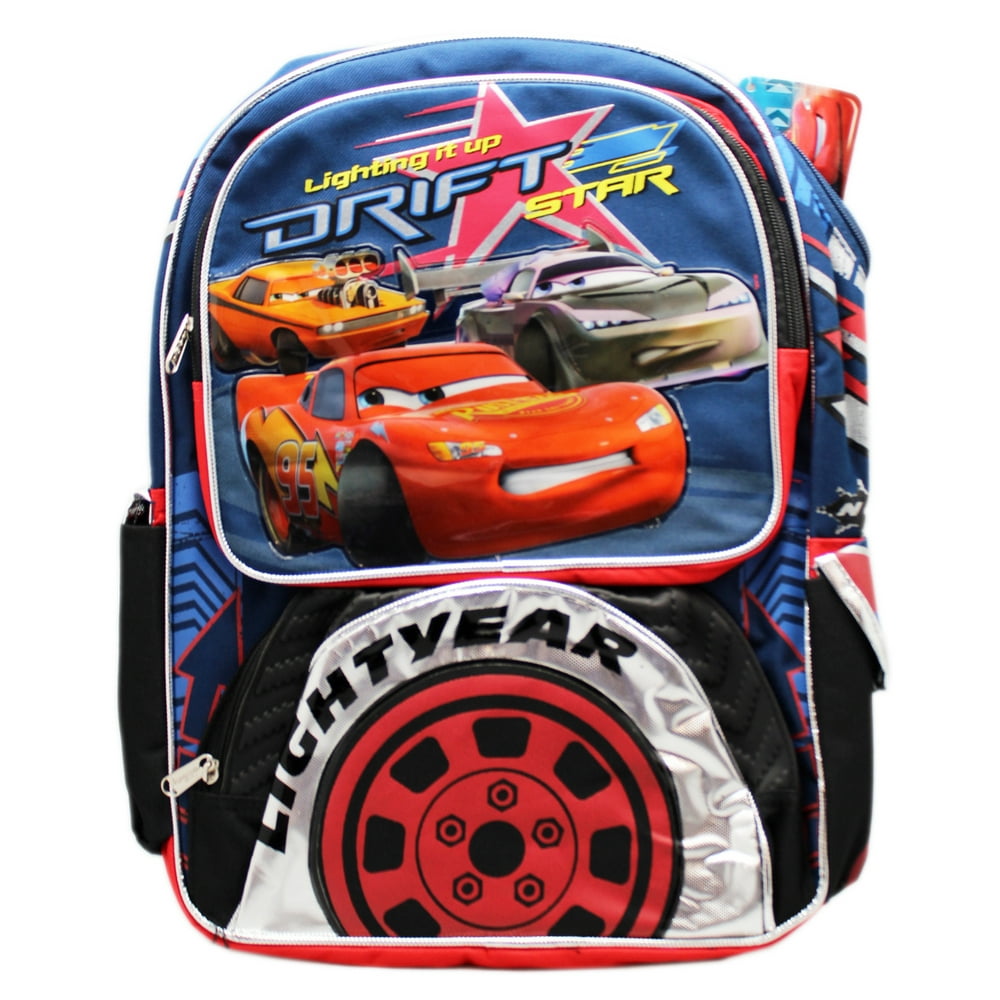 Backpack Disney Pixar's Cars "Lighting it up Drift Star" Kids Full