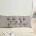 thumbnail image 4 of Wuztai Extra Wide Bed Headboard Cushion, Plush Backrest Pillow for Bed Sofa Tatami, Removable Washable Cover Bedroom Decor, 4 of 6