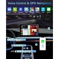 Wireless Carplay Touchscreen with 4K Dash Cam Portable Apple Carplay