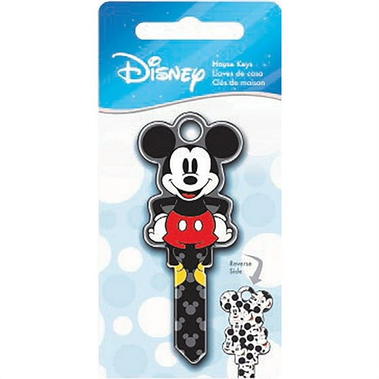 Hillman Disney Mickey Mouse House/Padlock Universal Key Blank Double Hillman Disney Mickey Mouse House/Padlock Universal Key Blank Double