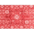 thumbnail image 1 of Ahgly Company Machine Washable Indoor Rectangle Abstract Red Modern Area Rugs, 5' x 7', 1 of 4