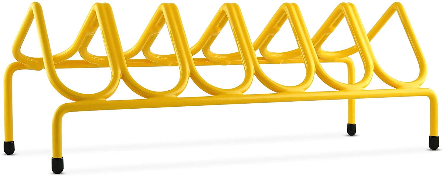 VR6 Versatile Handgun & Pistol Rack (Holds 6 Guns) Golden Yellow