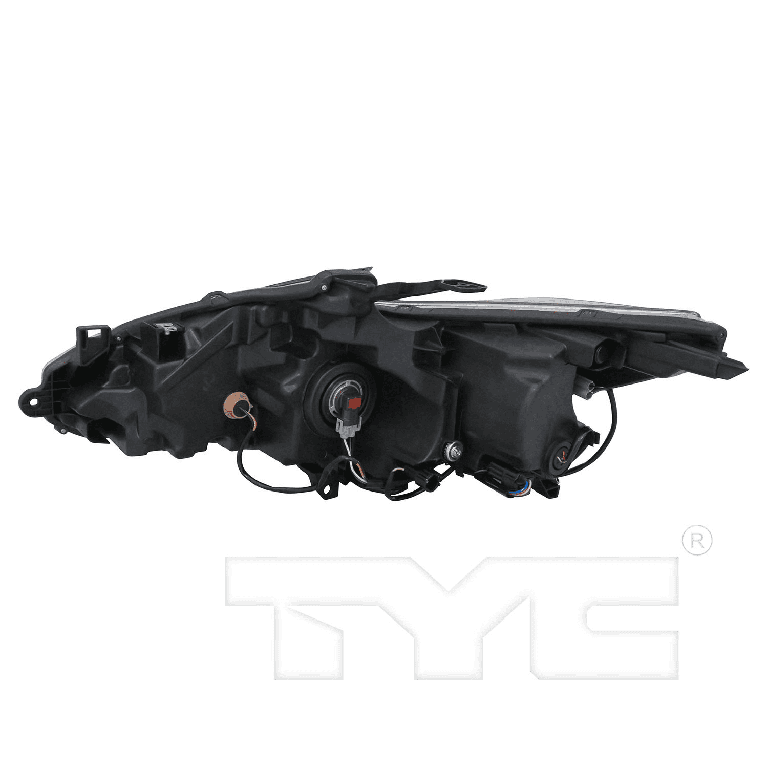 TYC LED Headlight Front Lamp (Smoke) Right Passenger for 16-18 Nissan Altima Fits 2018 Nissan Altima