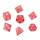 thumbnail image 2 of de dados 7PCS de dados de resina de dados de inclusiones de dados de resina con bordes afilados de dados poliédricos rojo CUTICAT Dados poliédricos, 2 of 4
