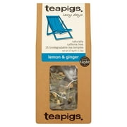 Teapigs Lemon And Ginger Tea 37.5 G (Pack Of 1, Total 15 Tea Bags)