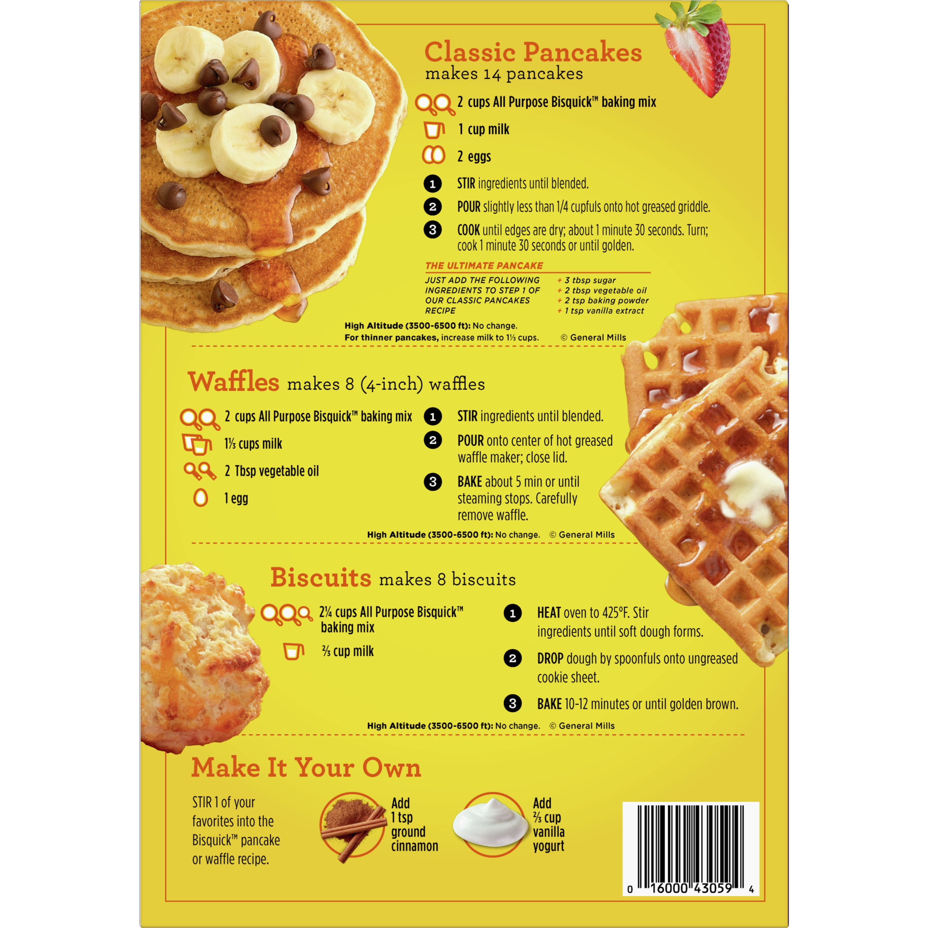 Buy Betty Crocker Bisquick Pancake and Baking Mix, 96 oz Online at