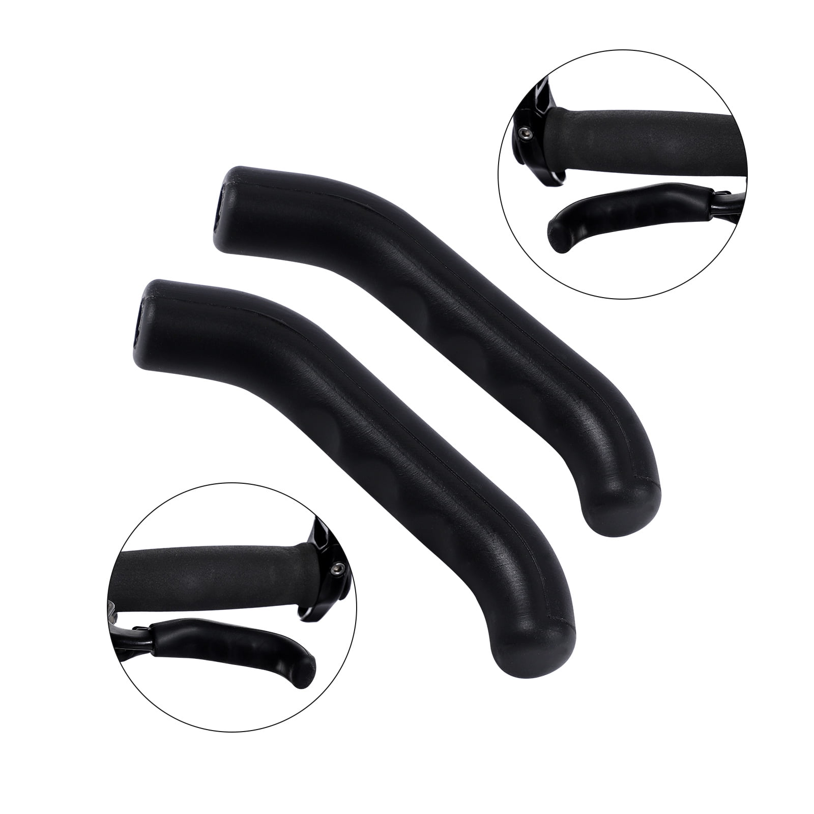 1pair Grips Protector Brake Lever Cover Pratical Safety Vintage Bike Bicycle 6T 