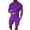 Purple, variant on Vedolay Suits For Men,Men Summer Spring And Summer Striped Squares Tracksuit 2 Piece Outfits Mens Sweats(Mint Green,XXL)