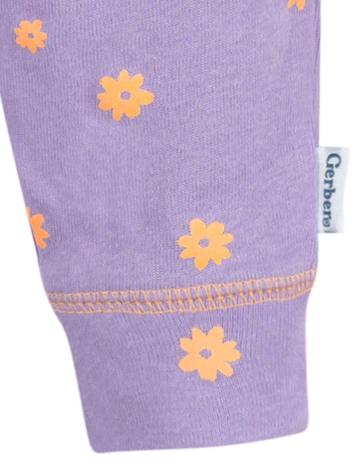 Gerber Baby Girl Cotton Pants, 2-Packs, Sizes Newborn - 12 Months