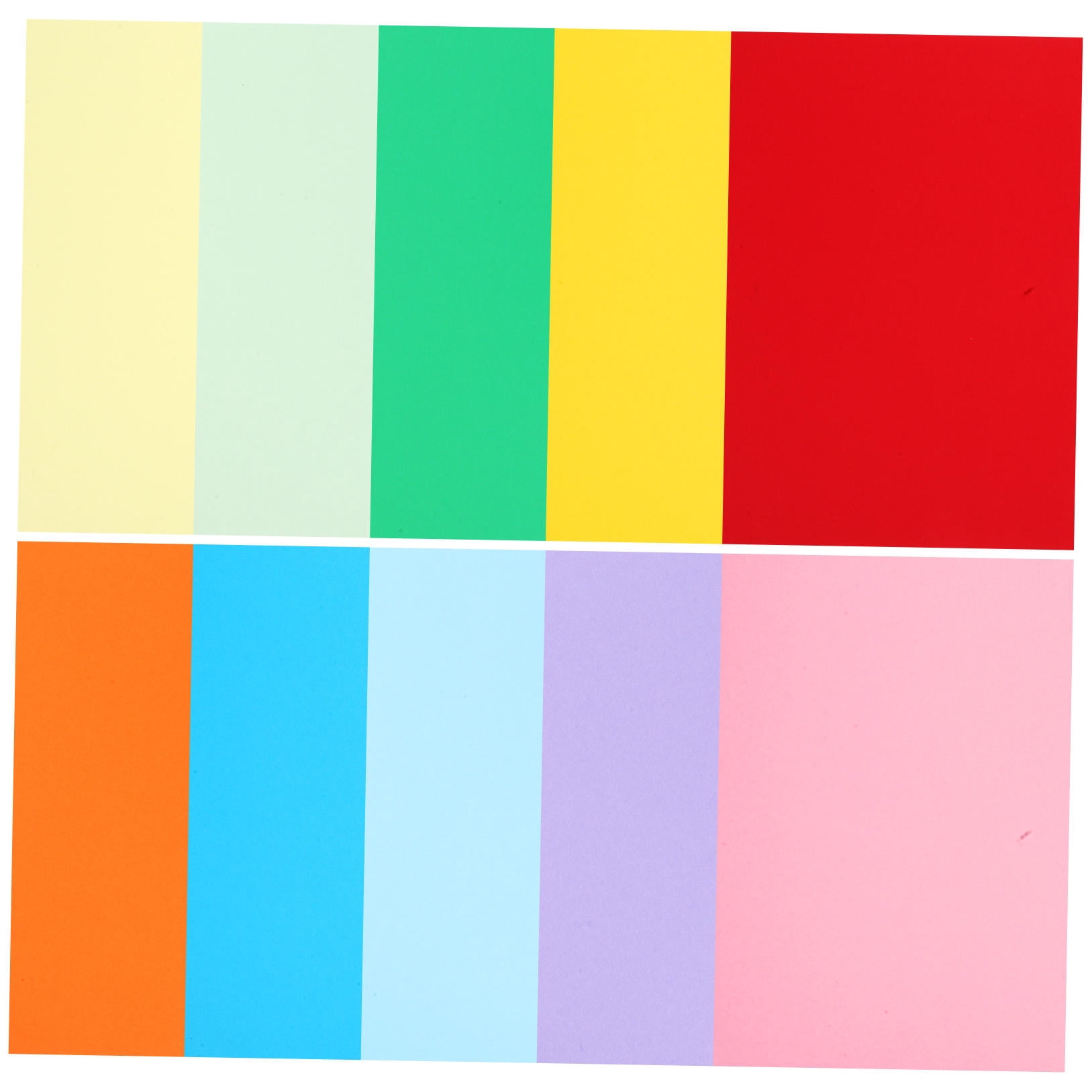 Masteelf 50 Sheets Colored Cardstock Lightweight Construction Paper For Diy Crafts Scrapbook Making School Supplies Office New Year