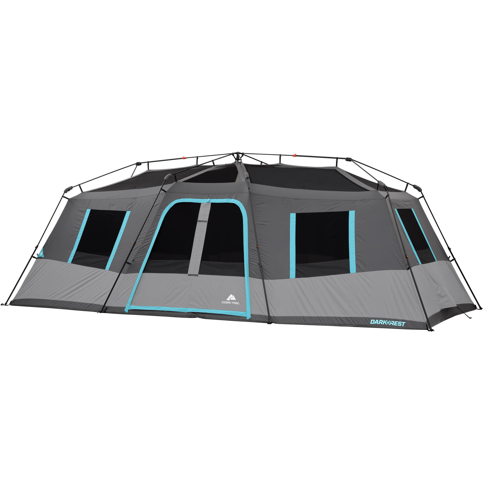 Ozark Trail 20' x 10' Dark Rest Instant Cabin Tent, Sleeps 12, 45.72 lbs - image 2 of 9