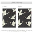 thumbnail image 4 of White Crane Flying Garden Flag 28x40 inch Double Sided Outside Yard Decorations for Home Outdoor, 4 of 6