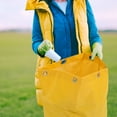 thumbnail image 4 of OUNONA Yellow Janitorial Cart Replacement Bag with Metal Hanging Holes for Cleaning Trolleys and Utility Carts, 4 of 5