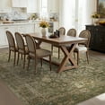 thumbnail image 6 of SIXHOME 6'x9' Area Rugs Washable Vintage Rugs for Living Room Distressed Floral Area Rug Indoor Soft Carpet Rugs for Bedroom Dining Room Office Throw Rugs Farmhouse Home Decor Green, 6 of 7