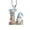 L#, variant on Christmas JoyMoreHome Personalized Car Pendant Christmas Ornament Letters Hanging Pendant Ornaments 2024 Xmas Tree Decorations Unique Christmas Gift for Kids