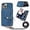 Blue, variant on Phone Case for iPhone 14 Plus 6.7 inch Zipper Wallet Cover with Credit Card Holder Slot Shoulder Crossbody Strap Cell i-Phone 14+ iPhone14Plus 5G i i14 + iPhone14 14Plus Women Girls Men Blue