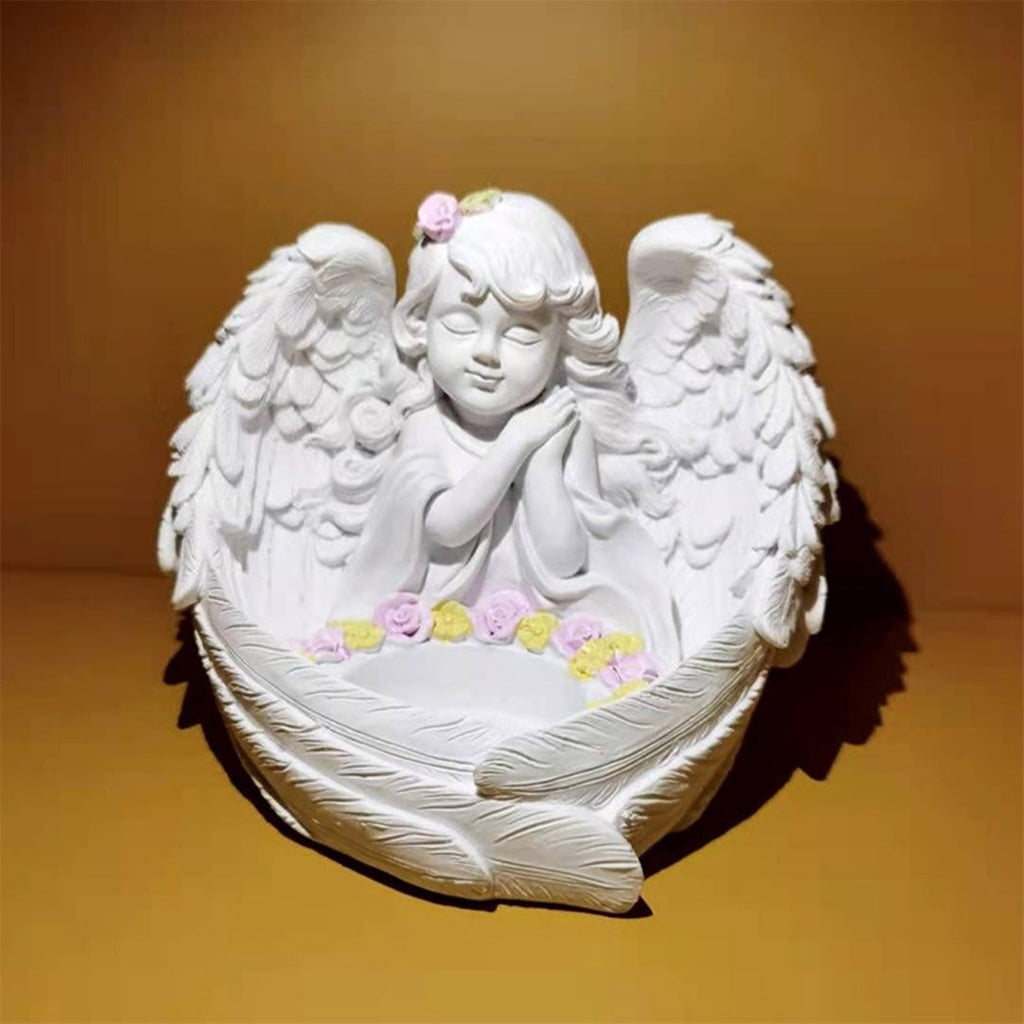 Versatile Silicone DIY Moulds Candle Holder Mold Angel Girl Shape Candlestick Molds Silicone Mould for DIY Candle Holder