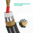 thumbnail image 3 of Auditory Splitter Cable Gold-Plated Contacts Male to 2RCA Male Plugs for Home Theater Systems, 3 of 9