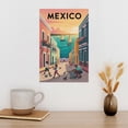 thumbnail image 3 of Campeche Vintage City Travel Poster with Warm Palette, Balconies, And Sea Breeze Canvas Poster, 3 of 8