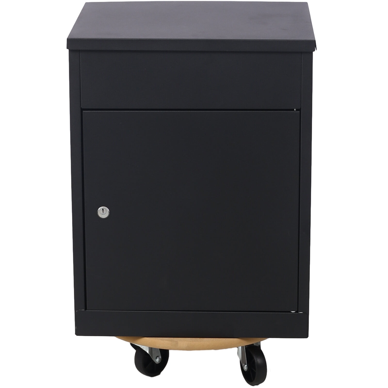 , Furniture Moving Dolly, Heavy Duty Wood Rolling Mover with Wheels for Piano Couch Fridge Heavy Items, Securely Holds 500 Lbs (2pcs 15" Round Platform), Natural ,Mdf ,