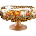 thumbnail image 1 of Fall Thanksgiving Rectangular Tablecloth x (xcm) Wipe Clean Pumpkin Table Cover for Family Gatherings Holiday Dinners Home Kitchen Decor, 1 of 7