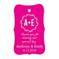 thumbnail image 1 of 100 PCS Thank You for sharing our special day Custom Made Hang Tags Personalized Wedding Favor Gift Paper Tags, 1 of 1