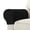 Black, variant on Pack of 2 Luxurious Sofa Armrest Covers Soft and Thick Chair Arm Protectors,Elastic Armrest Covers