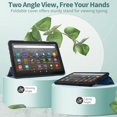 thumbnail image 3 of Funda DJ&RPPQ para tablet de 8" con soporte tríptico de doble ángulo y diseño de iris, 3 of 6