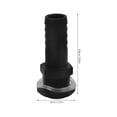 thumbnail image 2 of HOOWIFFY 2Ud Conector Negro Para De Agua Fácil De Usar Y Resistente Para Jardín, 2 of 8