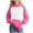 Hot Pink, variant on Otqutp Cute Hoodies for Girls and Boys Kids Oversized Long Sleeve Sweatshirts Casual Comfy Pullover Tops with Pocket