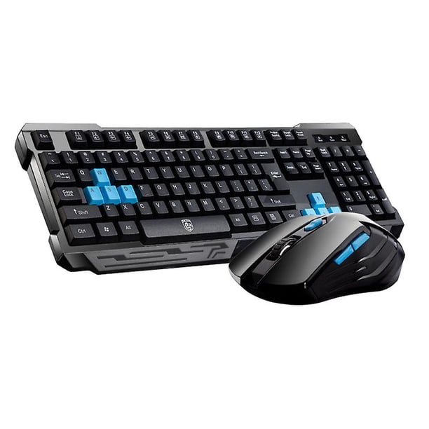 1 juego de teclado retroiluminado inalámbrico