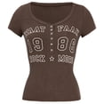 thumbnail image 4 of Womens Summer Short Sleeve Tops 1986 Print Button Down Fashion Y2K Tees Casual Henley Neck Basic Oversized T Shirts Spring 2026, 4 of 5