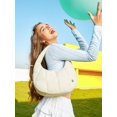thumbnail image 3 of Bolso de hombro WESTBRONCO Small Puffer Crescent Nylon para mujer, 3 of 6