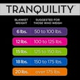 thumbnail image 5 of Tranquility, Antimicrobial, Temperature Balancing, Weighted Blanket with Washable Cover, 12 lbs, 5 of 8